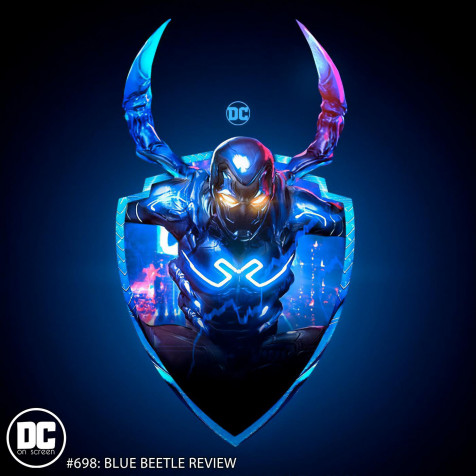 Blue Beetle Phone Background Image 1400x1400px