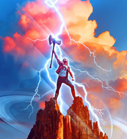 Thor Love And Thunder Phone Wallpaper 1920x2093px