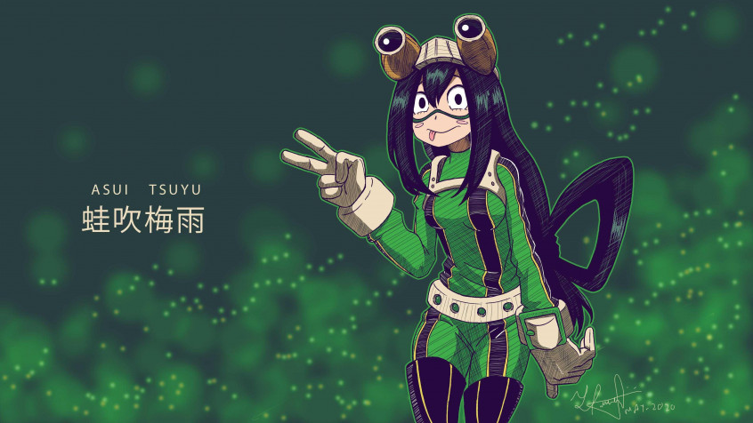 Tsuyu Asui 4k UHD Wallpaper 3840x2160px