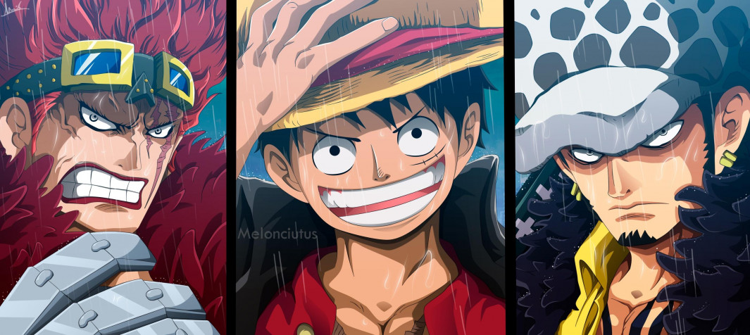 Law And Luffy MacBook Background 2800x1252px