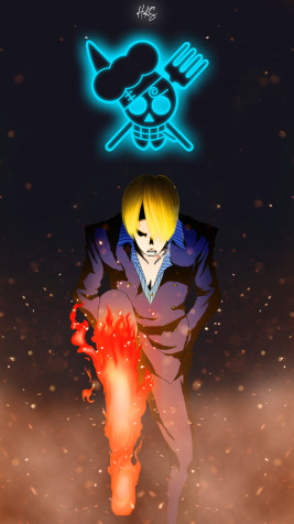 Sanji Mobile Wallpaper 1080x1920px