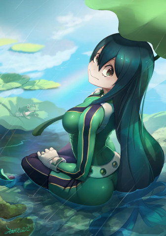 Tsuyu Asui Android Wallpaper Image 1448x2048px