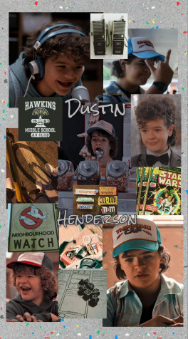 Dustin Henderson iPhone Background 1138x2048px