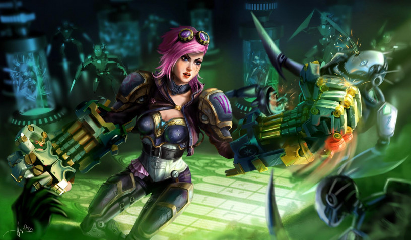 Vi League Of Legends Desktop HD Wallpaper 1920x1120px