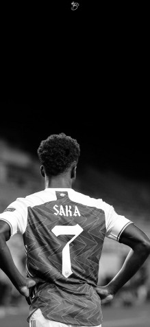 Bukayo Saka Phone HD Background 944x2048px