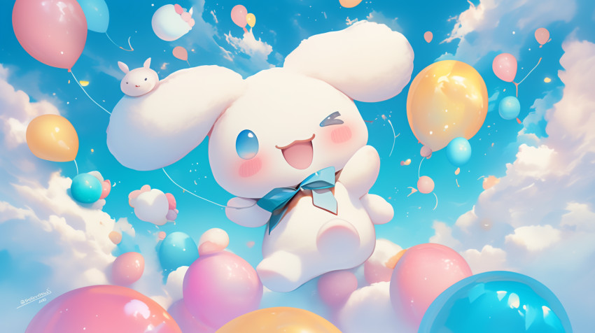 Cinnamoroll MacBook Background 1920x1076px