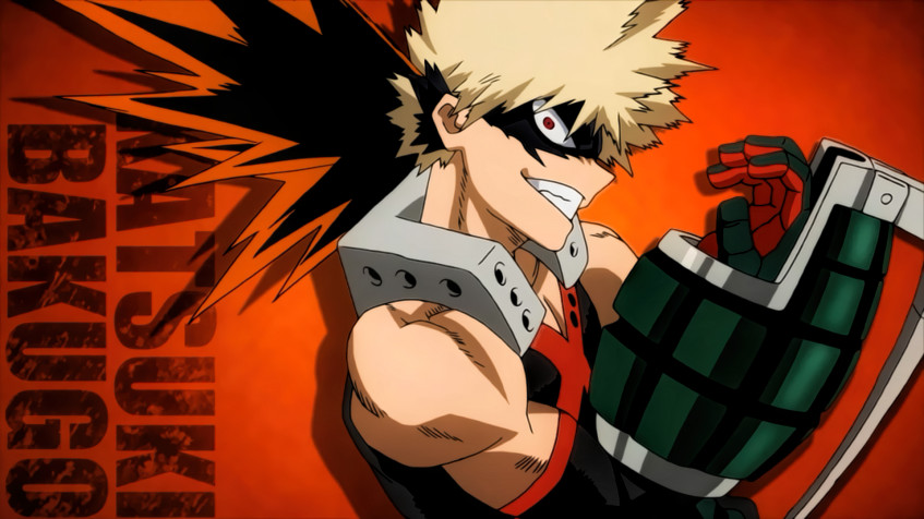 Katsuki Bakugo Full HD 1080p Wallpaper 1920x1080px