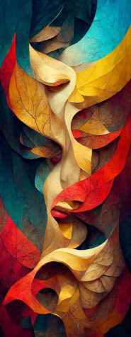 Abstract Phone HD Background 736x1893px