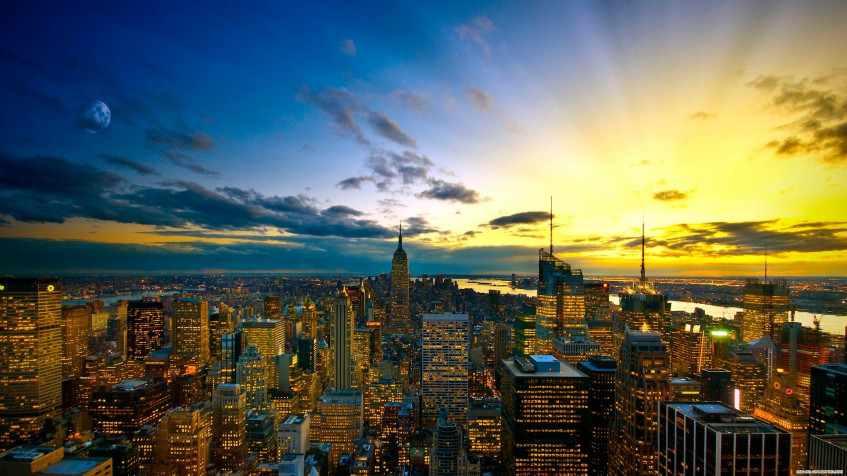 New York Full HD 1080p Wallpaper 1920x1080px