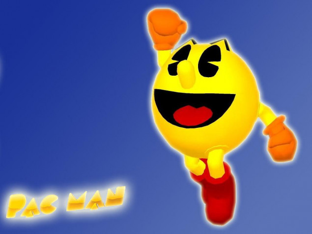 Pacman Desktop Background 1024x768px