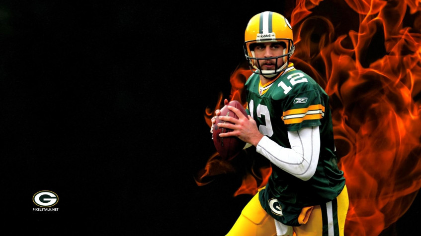 Title Aaron Rodgers Full HD 1080p Wallpaper 1920x1080px