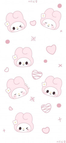 My Melody Phone Wallpaper 736x1591px