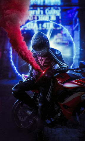 Biker Wallpaper for Mobile 1280x2120px