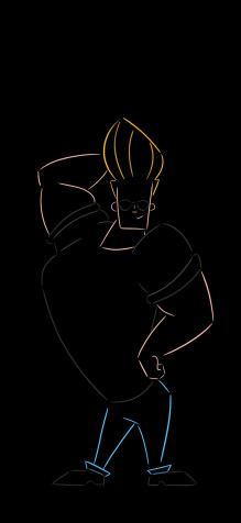 Johnny Bravo iPhone 11 Pro Wallpaper 1125x2436px