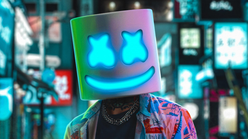 Marshmello 4k UHD Wallpaper 3840x2160px