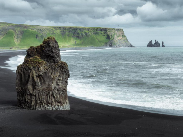 Reynisfjara Iceland Desktop HD Background 1024x768px