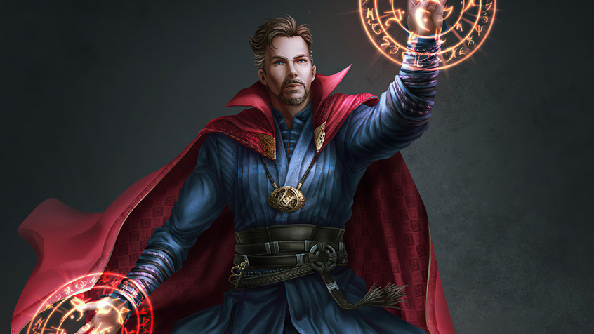 Aesthetic Dr Strange 4k UHD Wallpaper 3840x2160px