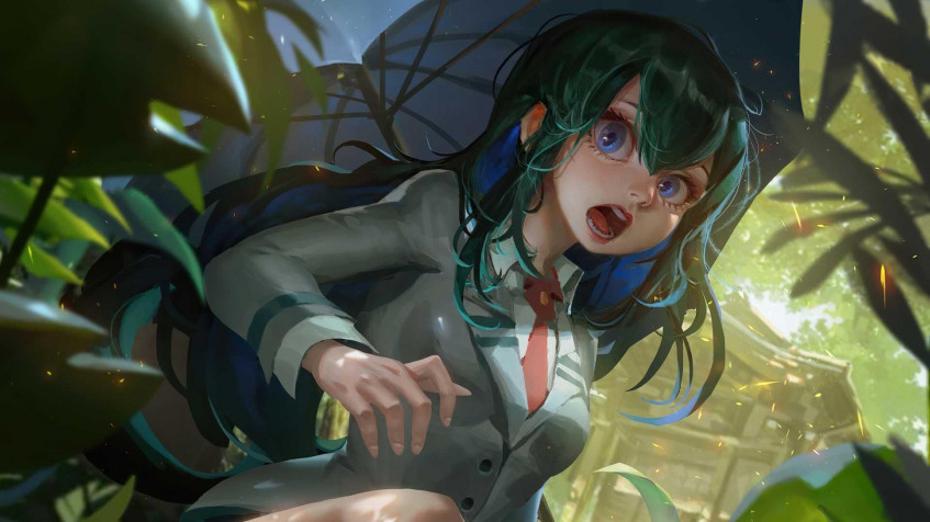 Tsuyu Asui Full HD 1080p Wallpaper 1920x1080px