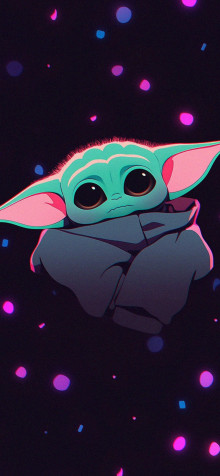 Baby Yoda iPhone Background 1183x2560px