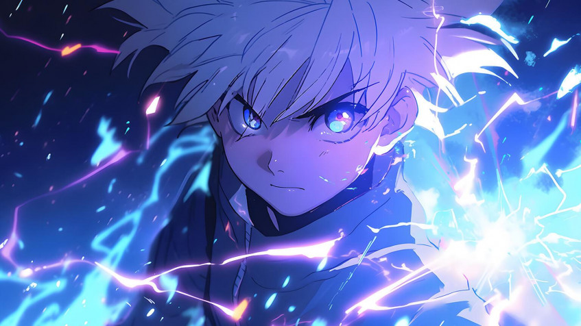 Killua Desktop Background 1536x864px