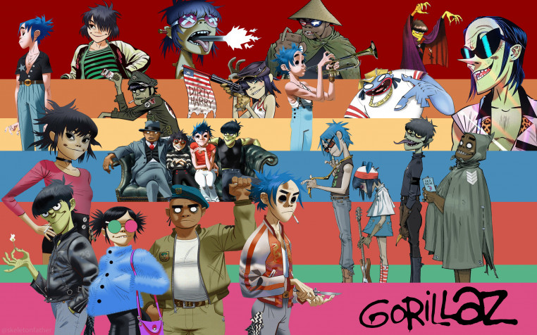 Gorillaz Retina Widescreen Wallpaper 2880x1800px