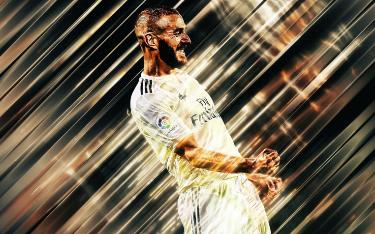 Karim Benzema Widescreen HD Wallpaper 1920x1200px