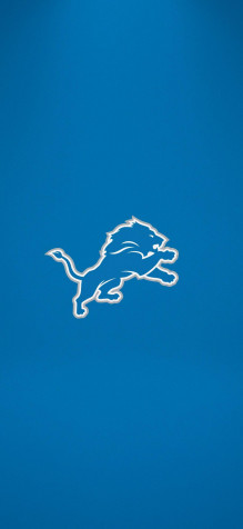 Detroit Lions Logo iPhone Background 1080x2338px