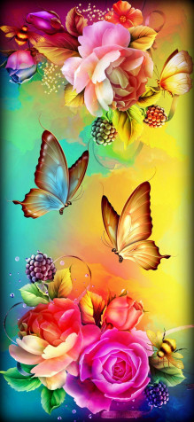 Butterfly iPhone 13 Mini Wallpaper 1080x2340px