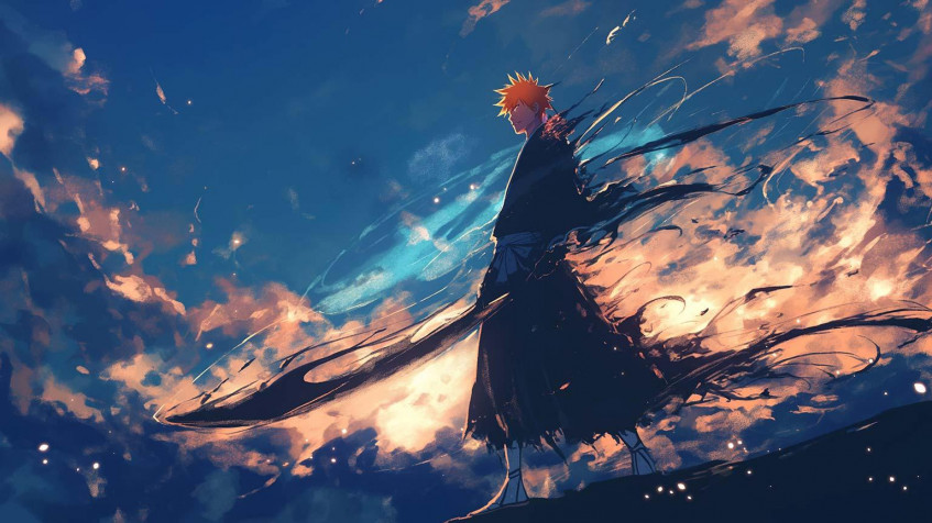 Ichigo Kurosaki MacBook Wallpaper 1536x864px