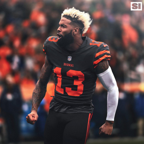 Odell Beckham Jr iPhone Background 2048x2048px