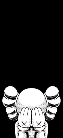 Kaws Phone Background 738x1600px