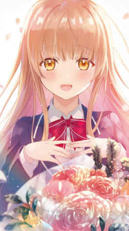 Mahiru Shiina Phone Background Image 1080x1920px