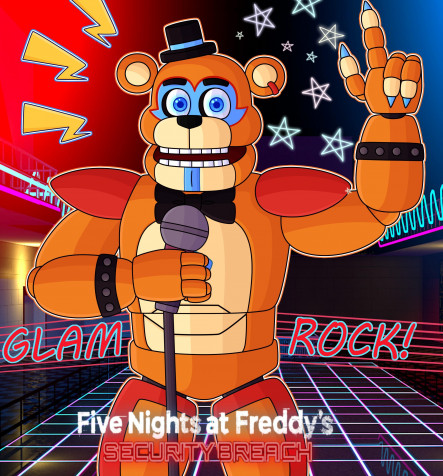 Glamrock Freddy iPhone Wallpaper 2700x2900px