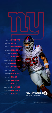 New York Giants iPhone 11 Pro Max Wallpaper 1242x2688px