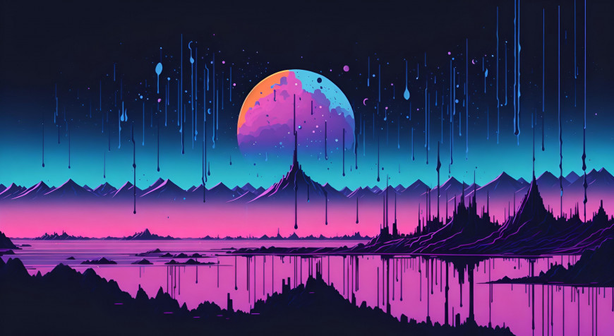 Trippy Desktop Wallpaper 3392x1856px