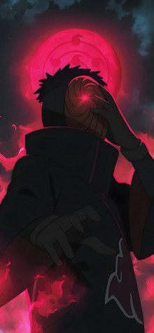 Obito Uchiha iPhone Background Image 1183x2560px