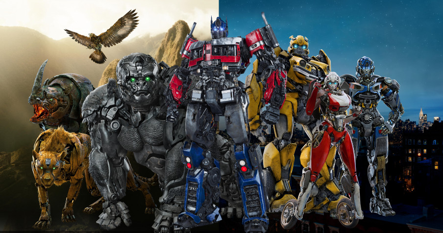 Transformers Rise Of The Beasts Laptop Background 8079x4252px