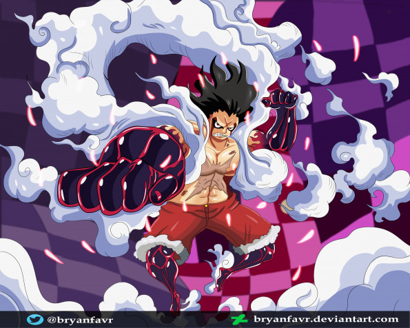 Luffy Gear 4 Snakeman Desktop HD Wallpaper 3500x2800px