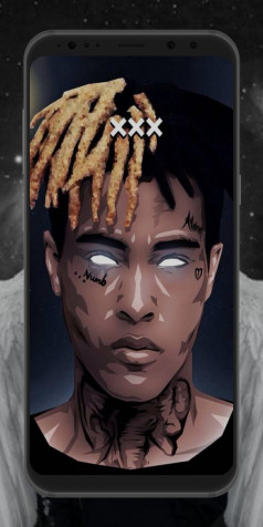 Xxxtentacion iPhone Background Image 1110x2220px