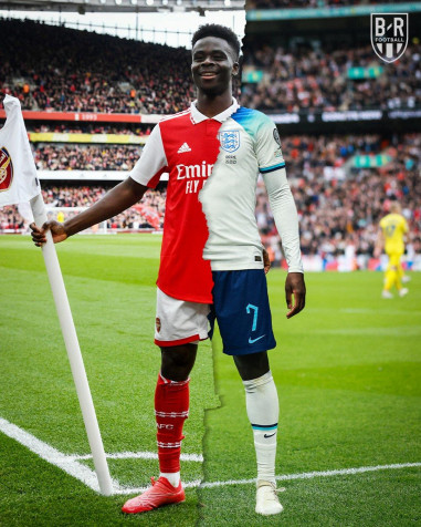 Bukayo Saka Android Wallpaper 1080x1350px