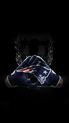 New England Patriots Logo Wallpaper for iPhone 1024x1820px