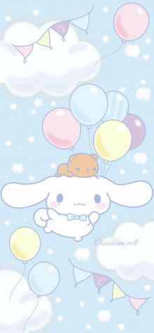 Cinnamoroll iPhone Background 887x1920px