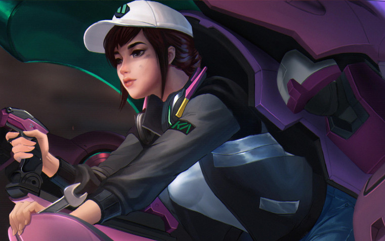 Dva Overwatch Desktop Background 3840x2400px