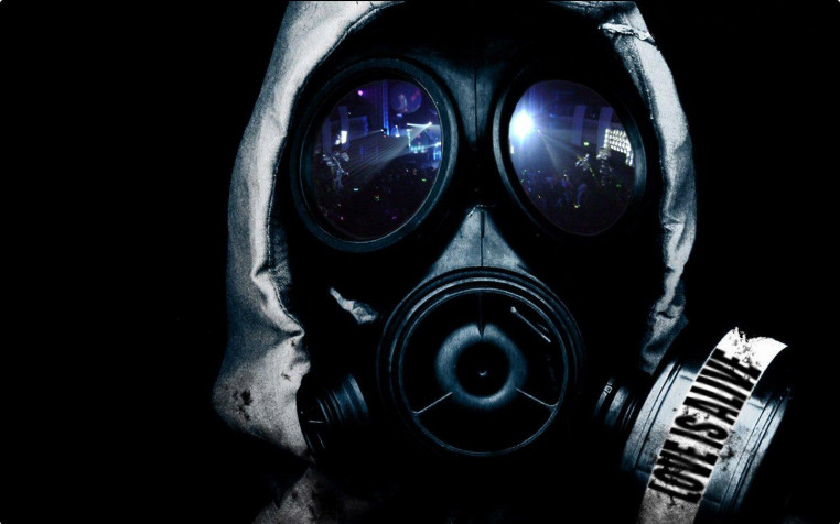 Gas Mask Laptop Wallpaper 1440x900px