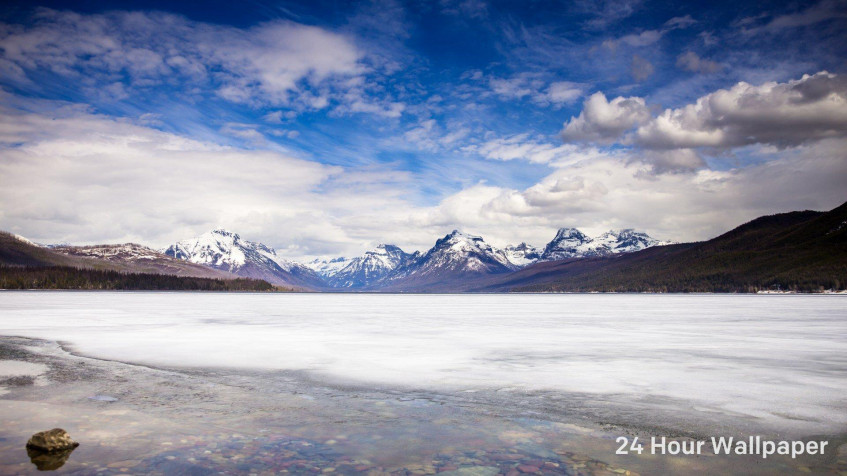 Glacier Full HD 1080p Wallpaper 1920x1080px