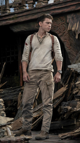 Tom Holland As Nathan Drake In Uncharted 4K Ultra HD Mobile Phone wallpaper 1152x2048px