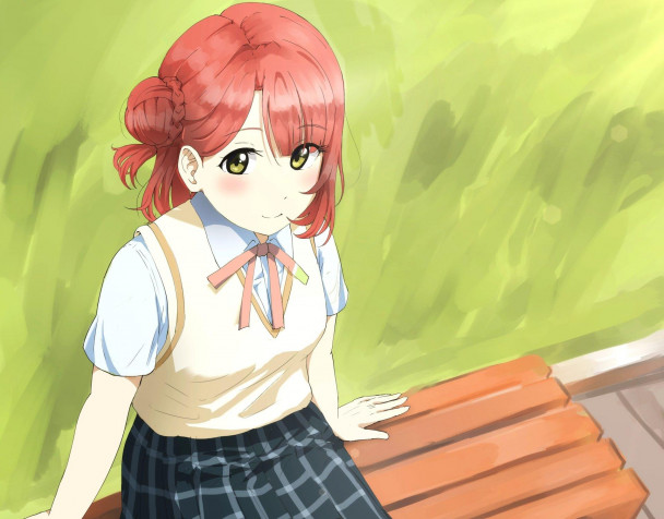 Uehara Ayumu HD Background 1920x1503px