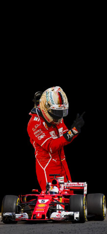 Vettel iPhone 13 Mini Wallpaper 1080x2340px