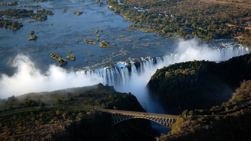 Victoria Falls Full HD 1080p Wallpaper 1920x1080px