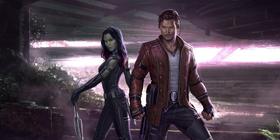 Gamora HD Wallpaper 1823x911px